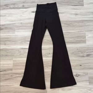 Social Tourist Black Flared Leggings size XXS